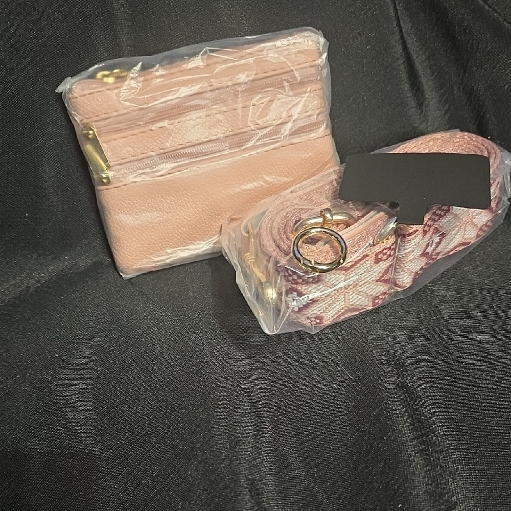 Elegant Pink Crossbody Bag